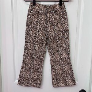 Leopard Print Flare Pants | New Legends Girls 5